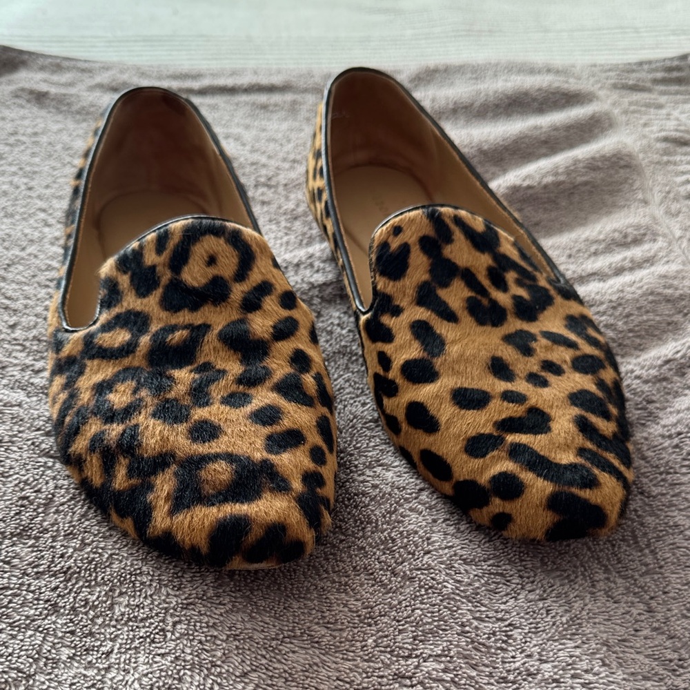 Veronica Beard Leopard Print Loafers